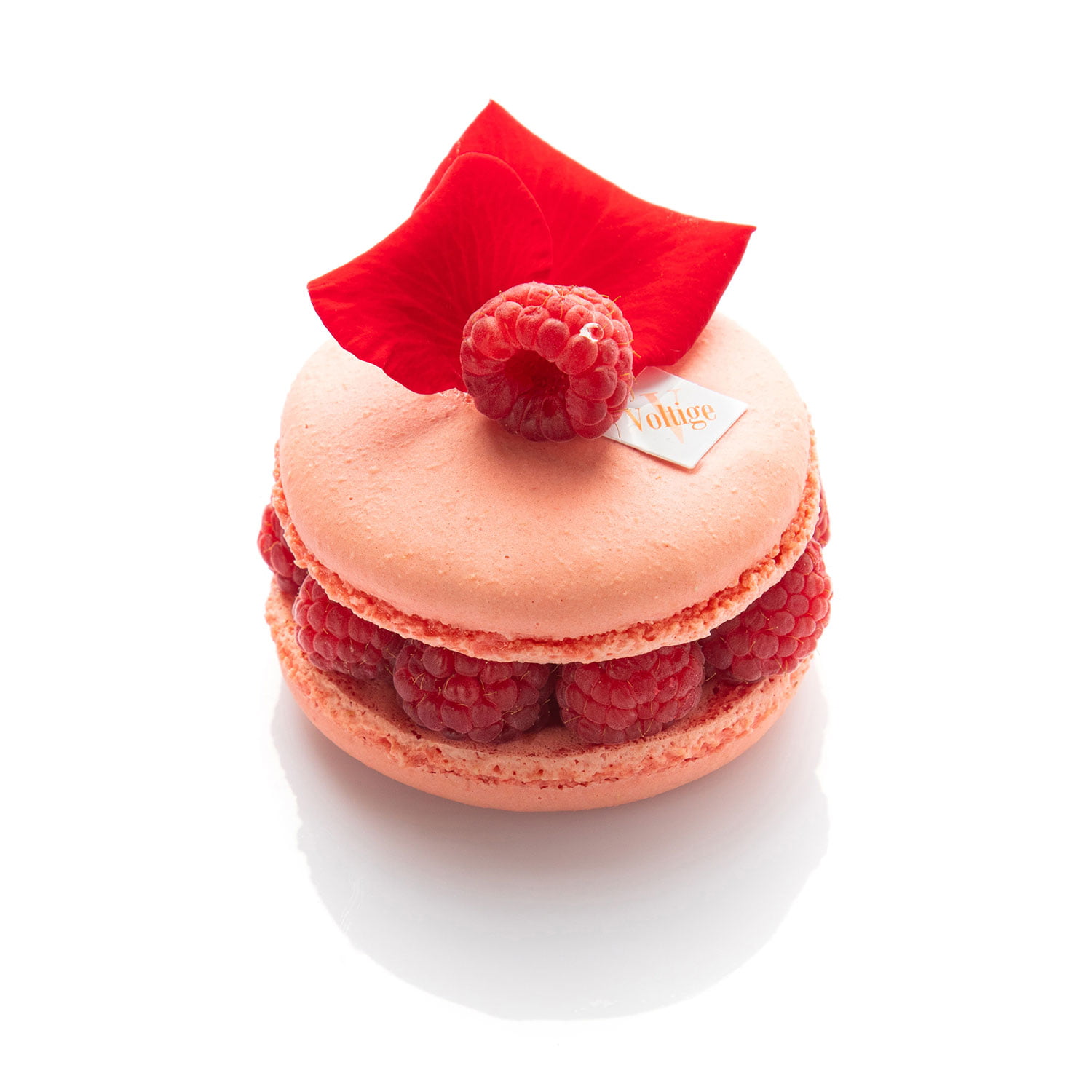 Macaron Framboise Litchi Patisserie Voltige