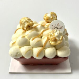 Pop Art praliné maïs et popcorn caramélisé